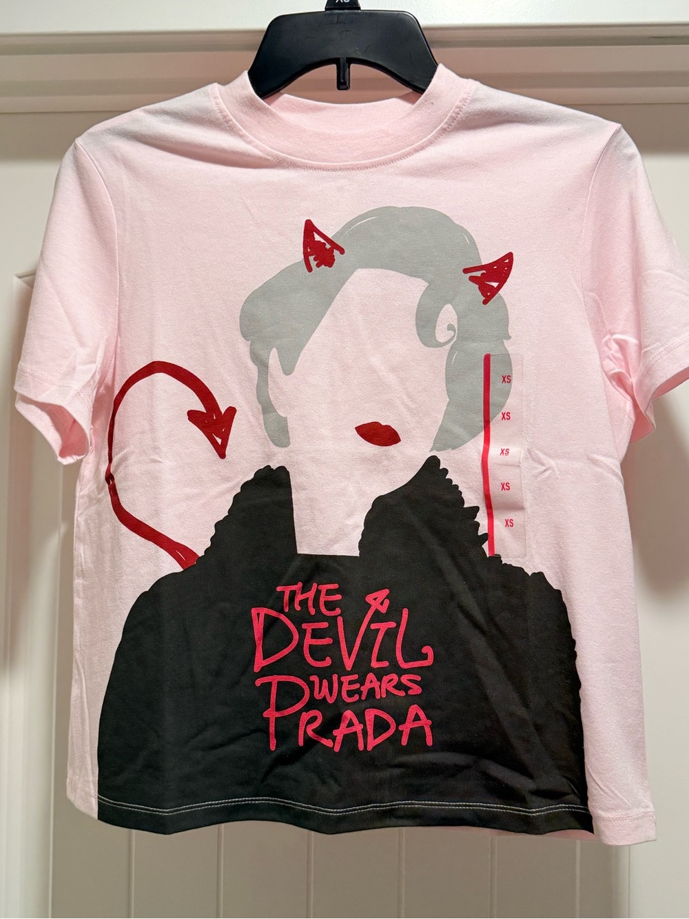 Women’s  "The Devil Wears Prada" Pink Graphic Tee